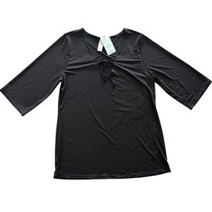 CHRISTINA BLUE BLACK SWIM COVER-UP NWT SIZE L/XL